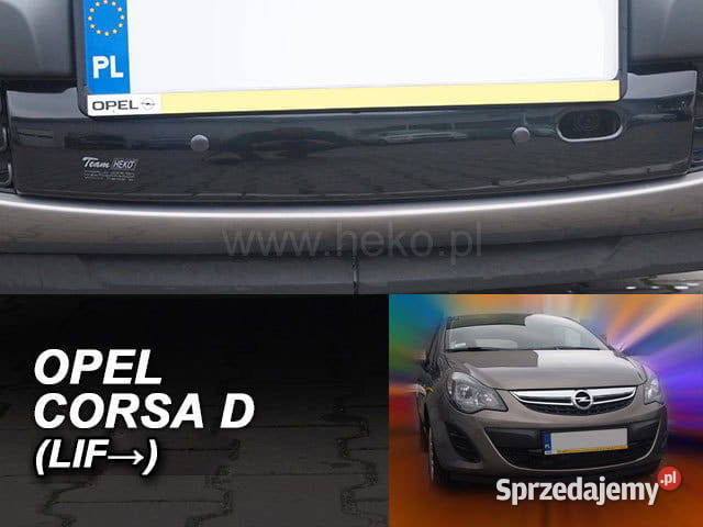 Osłona zimowa Opel Corsa D 1115 dolna blenda Zderzaki śląskie Mysłowice