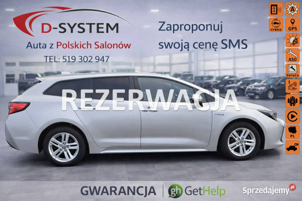 Toyota Corolla 21r Salon Polska 18 HYBRID pełny VAT Białystok sprzedam