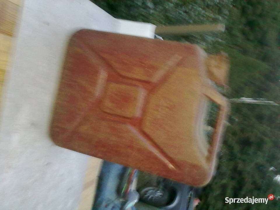 Kanister 20 L stalowy PRL 1969 r Kanistry, lejki i pompki