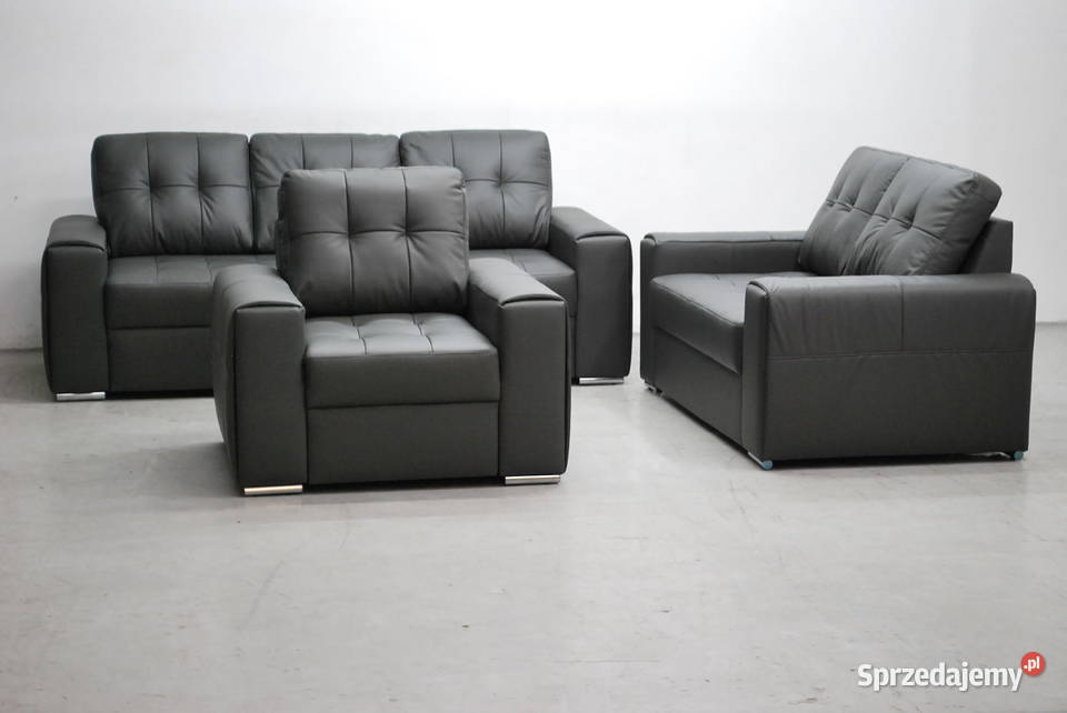 RIY KOMPLET 321 sofy kanapy zestaw SKÓRA 9117 Poznań sprzedam