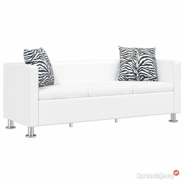 vidaXL Sofa 3osobowa ze skóry Sofy i kanapy Warszawa