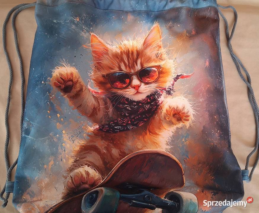 Workoplecak z kociakiem Sprzedam Nakło nad Notecią