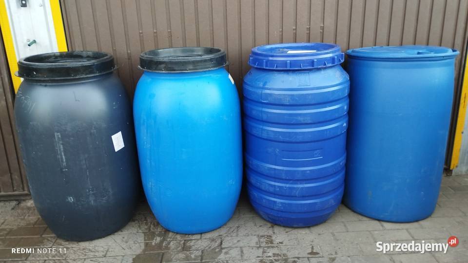 Beczki plastikowe 220 litrów na deszczówkę inne Giżycko