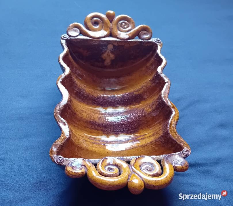 Secesyjne ceramiczne naczynie Niemcy początek XX