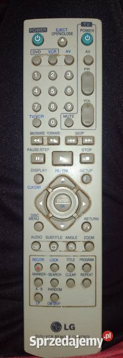 Sprzedam pilot do video CD combo odtwarzacza LG Międzyborów sprzedam