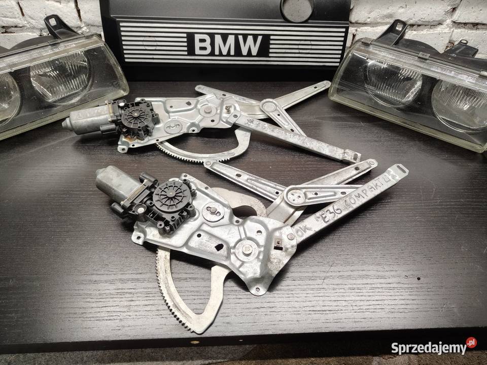 Bmw e36 compakt podnośnik szyby lewy łódzkie Aleksandrów Łódzki