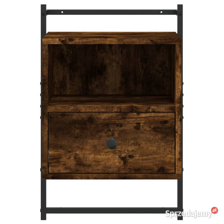 Szafka nocna wisząca przydymiony dąb 40x30x61 Warszawa