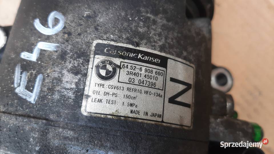 kompresor klimatyzacji sprężarka BMW e46 6908660 Dębno sprzedam