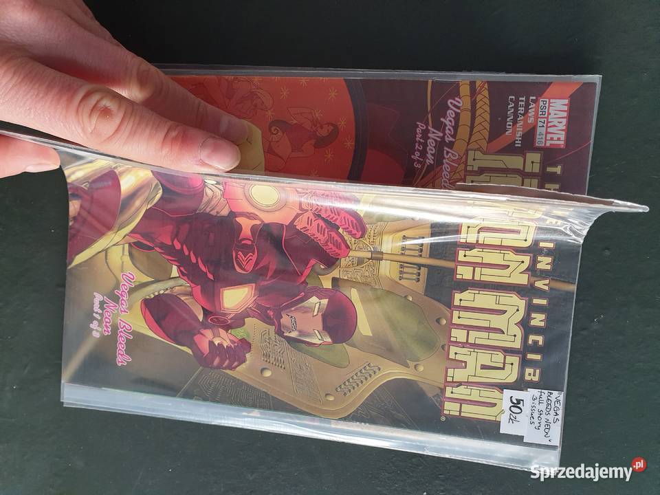 The Invincible IronMan Vegas Bleeds Neon Marvel Gdynia