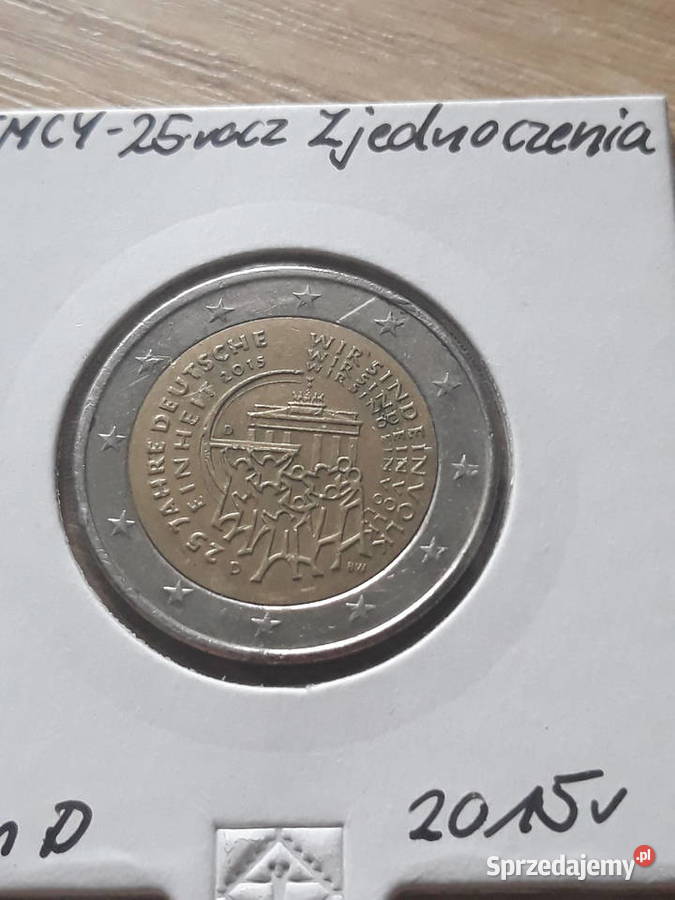 2 Euro 25 r Zjednoczenia NiemiecNiemcy2015 rmen Konin