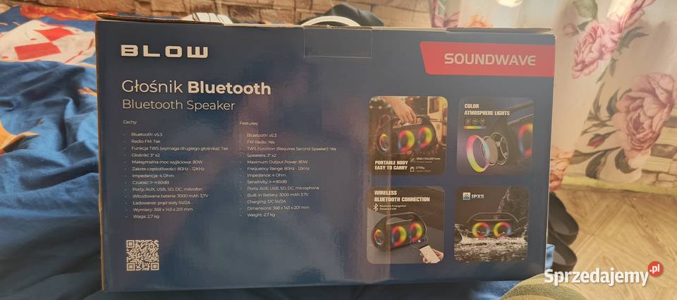 Głośnik bluetooth 80W podkarpackie Dębica