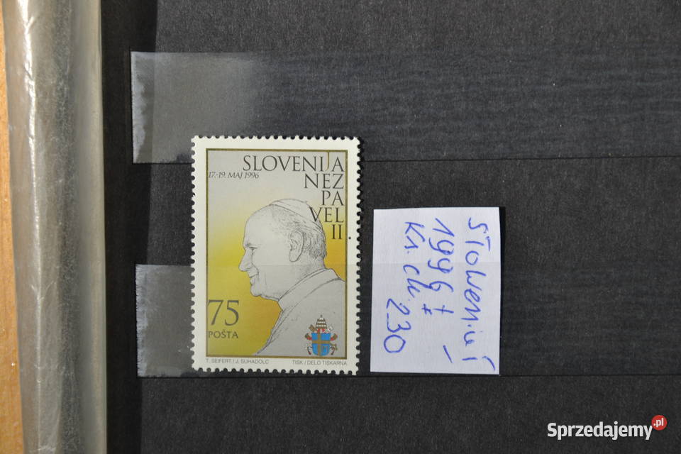 Znaczki Papież Jan Paweł II Słowenia I Ks Sobótka