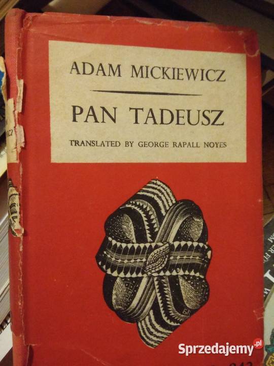 Pan Tadeusz wydanie język angielski Antykwariat Warszawa
