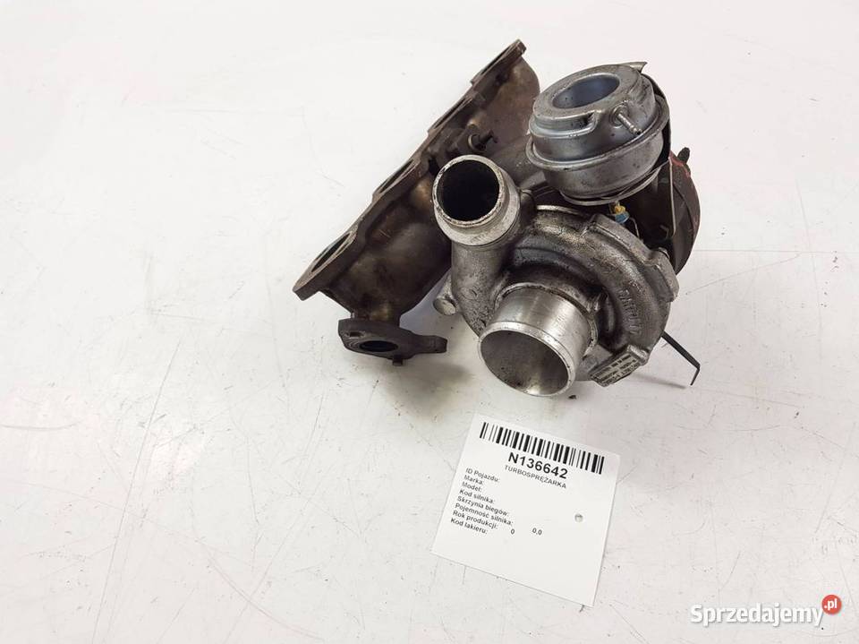 TURBOSPRĘŻARKA RENAULT LAGUNA III 8200347344 Lipno