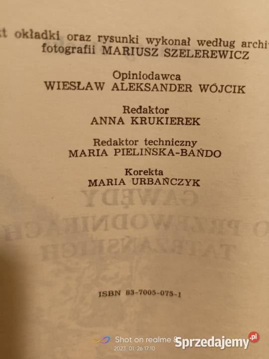Gawędy o przewodnikach tatrzańskich pierwsze Książki naukowe i popularnonaukowe mazowieckie Warszawa