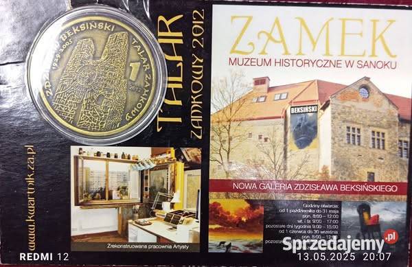 Talar zamkowy Zdisław Beksiński 280 Numizmatyka mazowieckie Warszawa