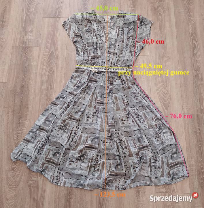 Sukienka damska z paskiem Royal club Hajnówka