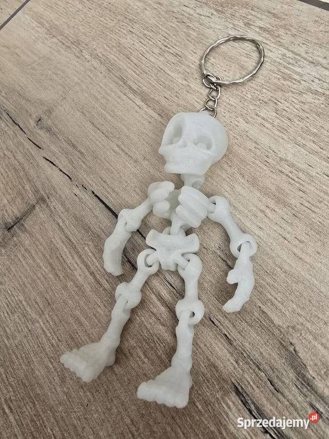 Brelok Szkielet Nocny Stróż twoich kluczy Druk3D