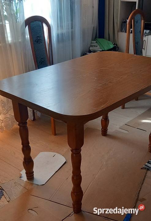 Stół rozkładany 120 x 80 rozłożeniu 160 używany 90cm mazowieckie Warszawa