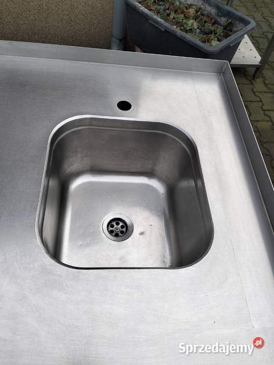 Komplet mebli gastronomicznych zlew i stół Słupia Kapitulna