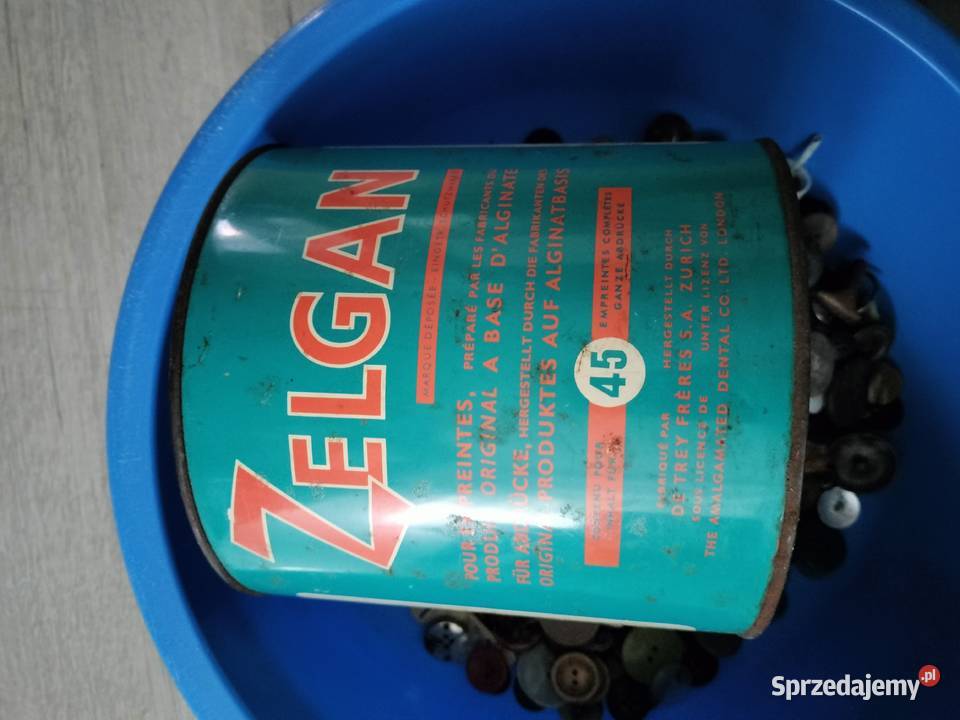 Stara puszka Zelgan do kolekcji PRL Choszczno