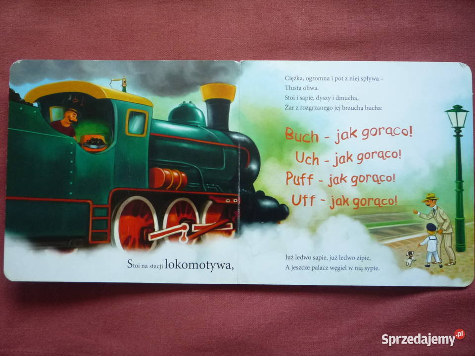 Lokomotywa Julian Tuwim Kolorowa Książeczka Szczecin