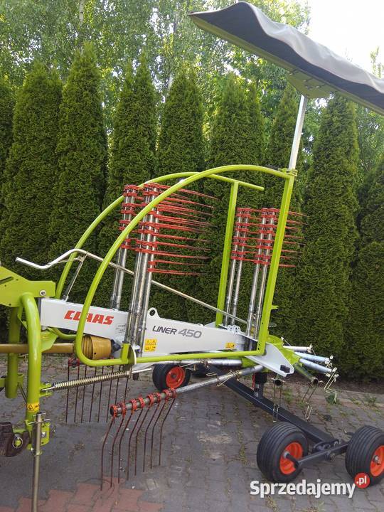Zgrabiarka Claas Liner 4500 Krone 460 nieuszkodzony Zgrabiarki i przetrząsacze wielkopolskie Słupca