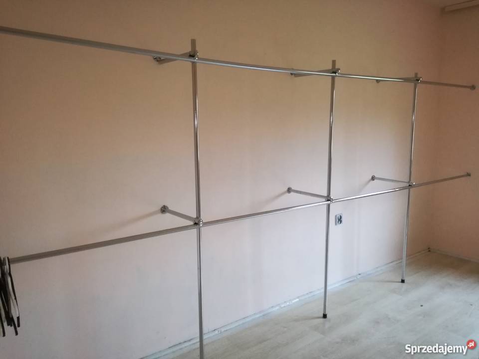 Wyposażenie sklepu z odzieżą Wieszaki z rurek Piaseczno