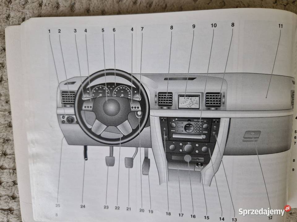 Książka Opel Vectra instrukcja obsługi Elbląg sprzedam