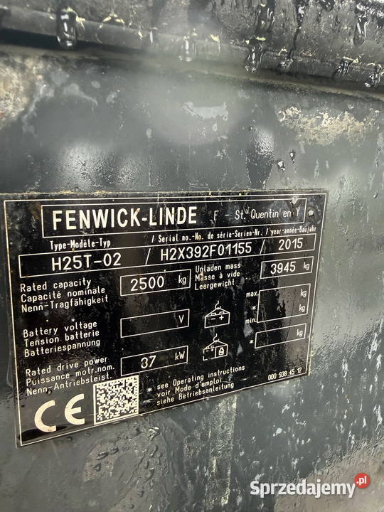 wózek widłowy LINDE H25T02 LPG przesuw Działoszyn