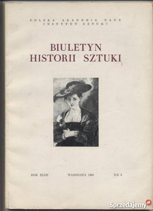 Biuletyn Historii Sztuki RokXLIII 3 Szczecin sprzedam