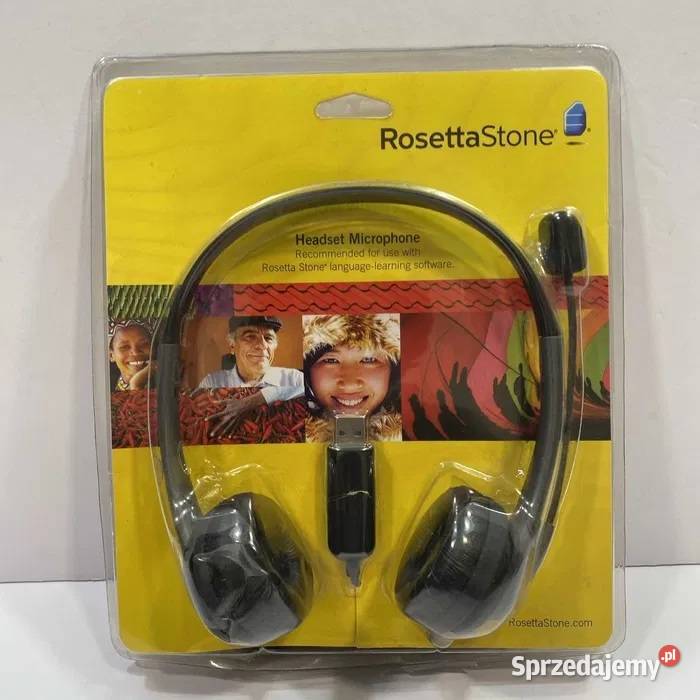 Zestaw słuchawkowy Rosetta Stone z mikrofonem Rzeszów