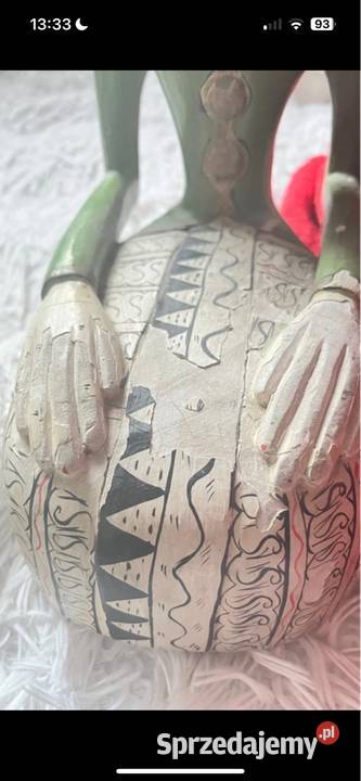 2 drewniane figurk z Jawy Zielona Góra sprzedam