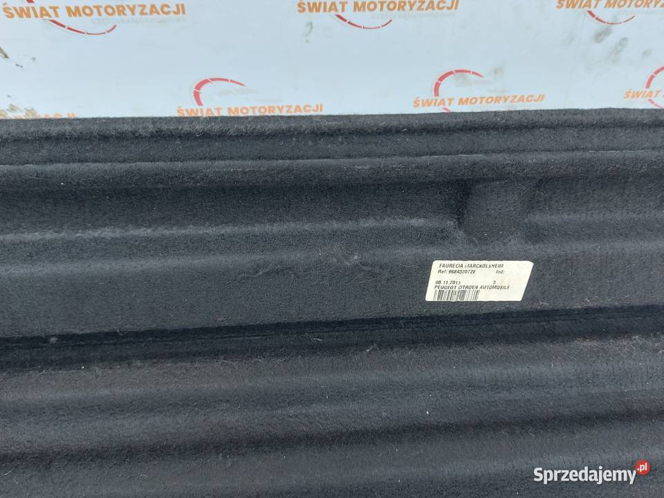 PEUGEOT 3008 I 11r półka bagażnika 96843207ZE osobowe Kielce