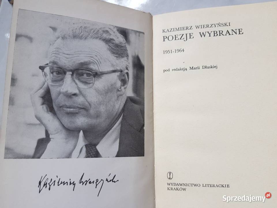 Kazimierz Wierzyński poezje wybrane świętokrzyskie