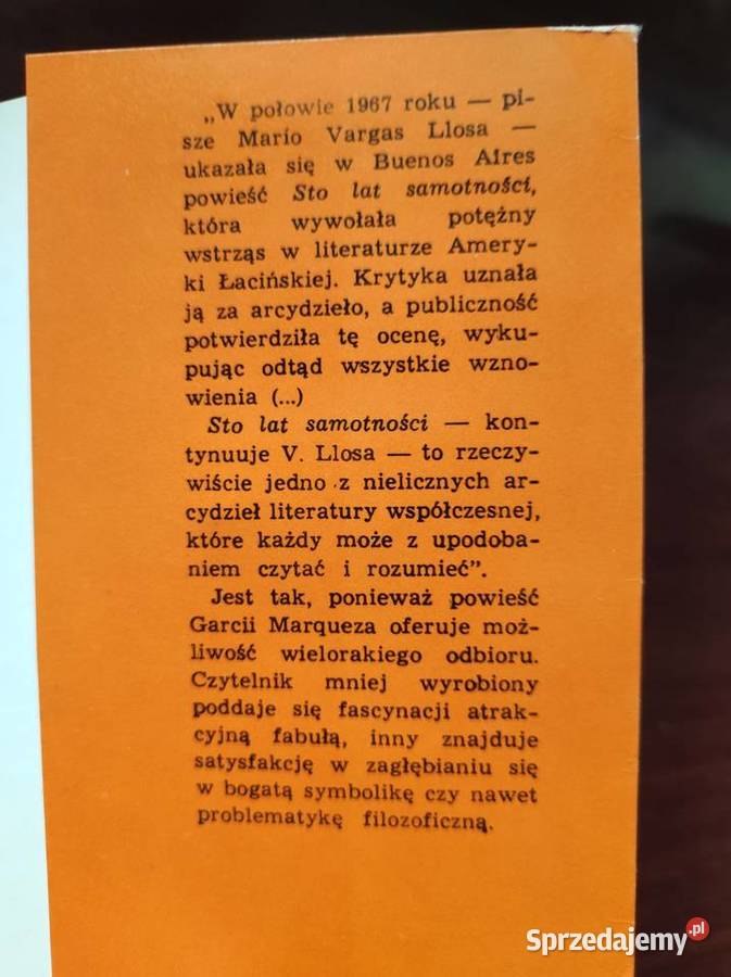 Sto lat samotności Cien aos de soledad Gabriel ISBN 8167880600736 Pozostałe Kultura i Rozrywka