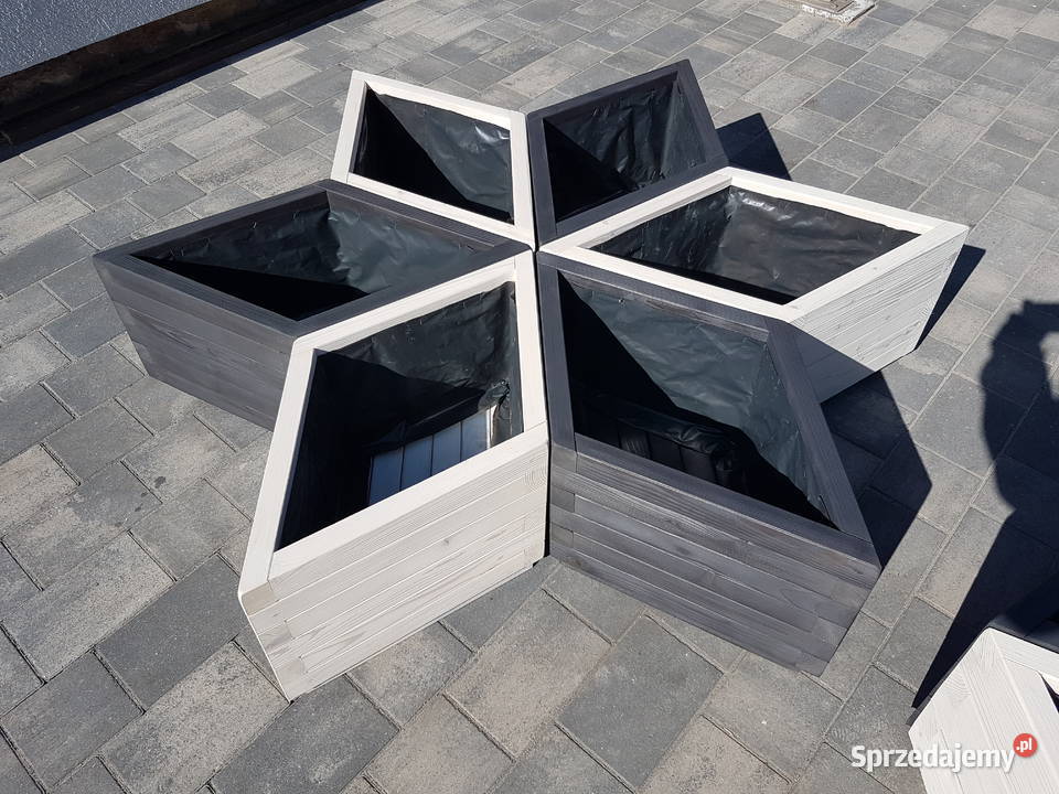 Donica drewniana ogrodowwa romb małopolskie Kraków