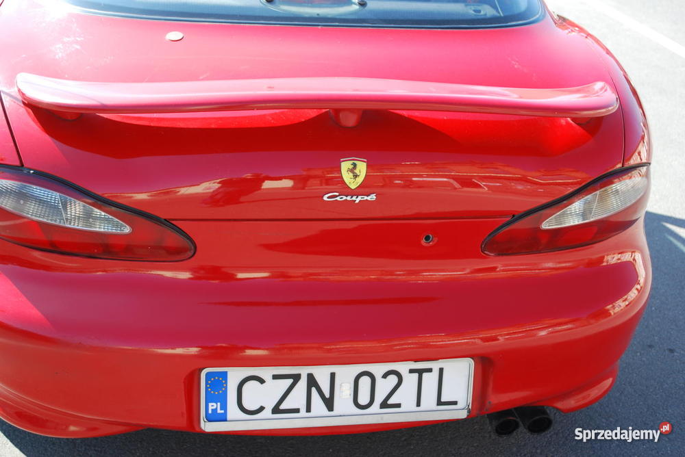 Hyundai Coupe czerwony LPG auto Ferrari 2/3 Coupe kujawsko-pomorskie Barcin