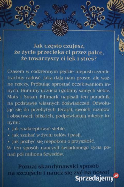 Naucz się żyć Billmark Mats Billmark Susan sprzedam