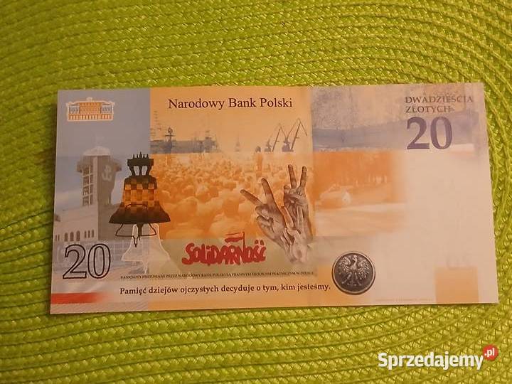 baknot polski 20 z 2021r Łomża
