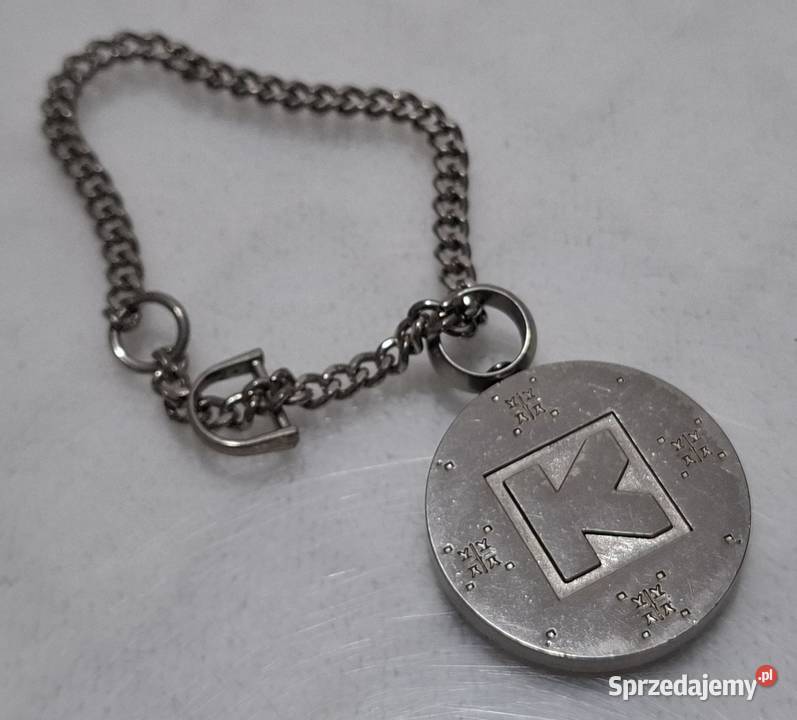 Ozdoba metalowa do torebki zawieszka breloczek