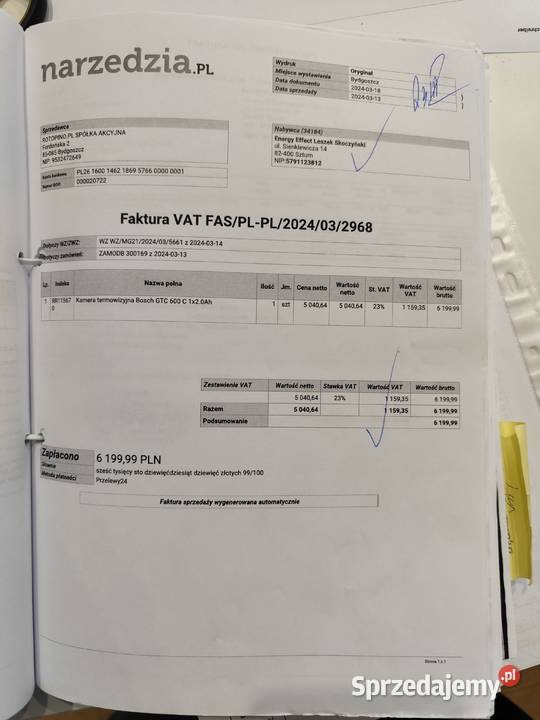 Kamera termowizyjna Bosch gtc600 Elektronika pomorskie Sztum