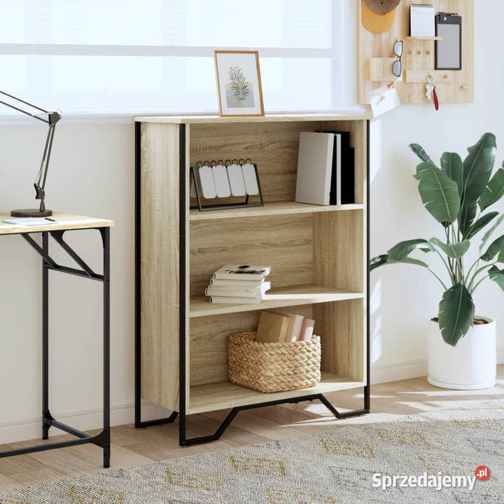 Regał dąb sonoma 80x31x106 materiał Warszawa sprzedam