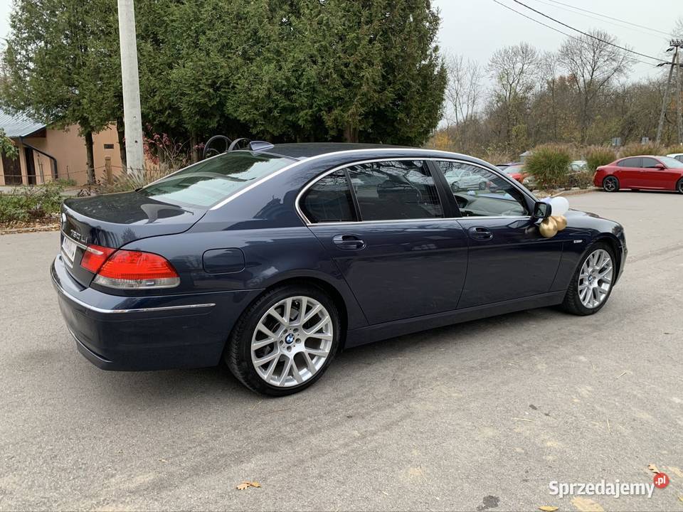 Wynajem BMW 750Li do ślubu i na wesele
