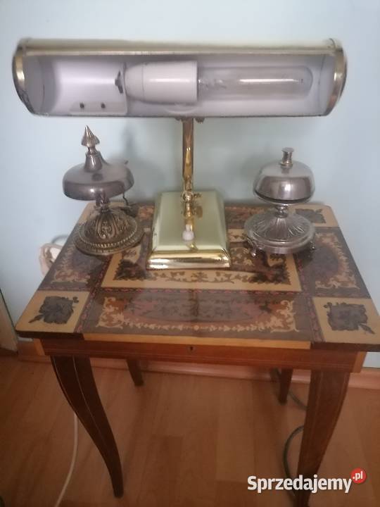 Lampa gabinetowa Bankierska z łat 50 tych Art Kraków