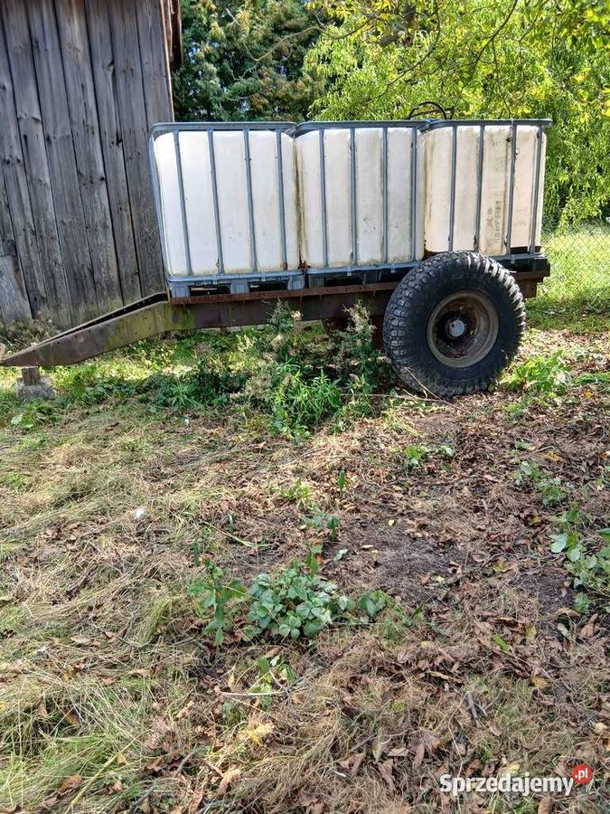 Przyczepa beczkowóz z zbiornikami 1000 l małopolskie