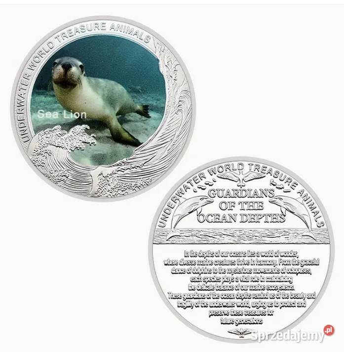 Kolekcjonerski zestaw monet medali z wizerunkami Warszawa