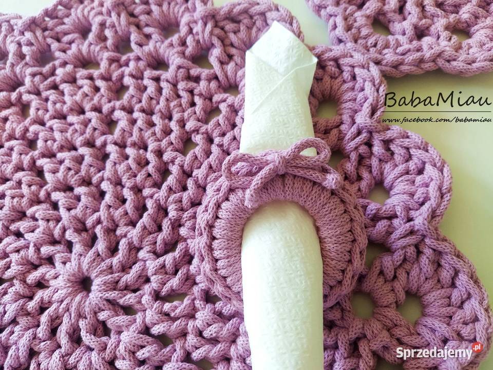 Zestaw stylowych podkładek pod talerz kubek Bydgoszcz