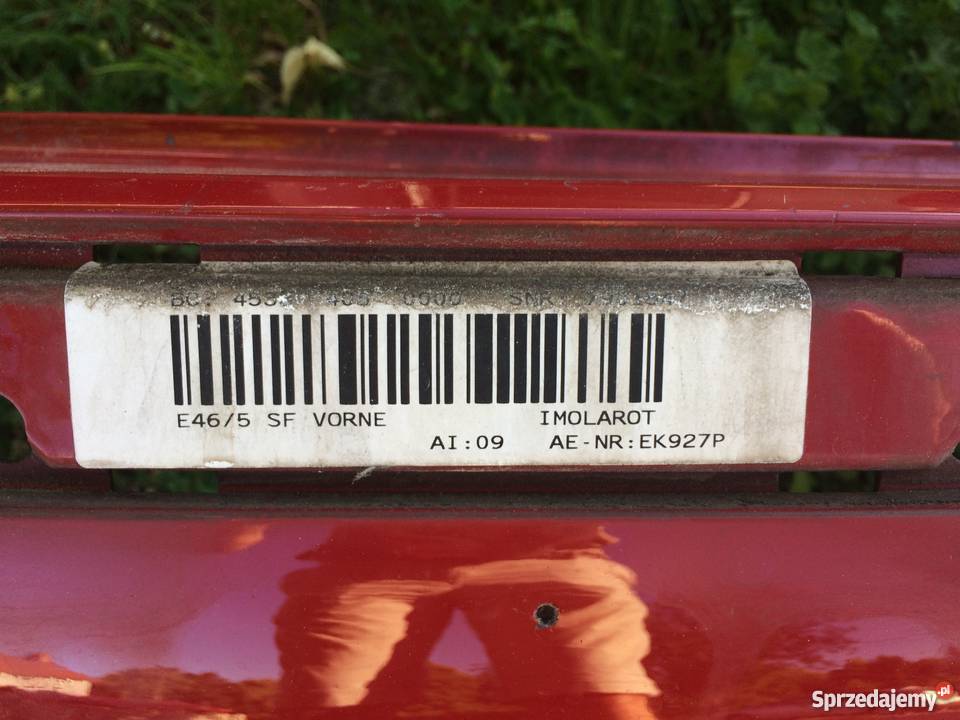 zderzak przód bmw e46 compact imola rot Strzegom sprzedam