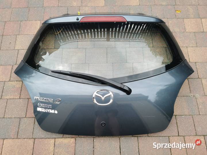 Klapa Bagażnika Szyba Mazda 2 DE 36C Szara osobowe